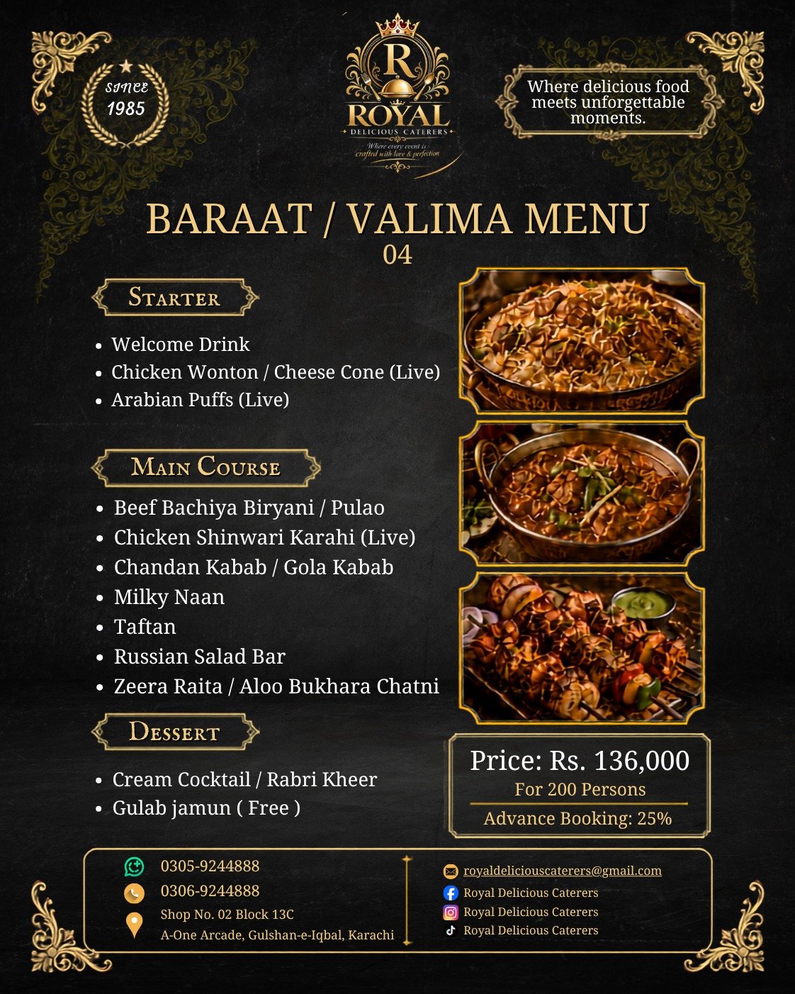 Feast Fabulous Catering Menu 5