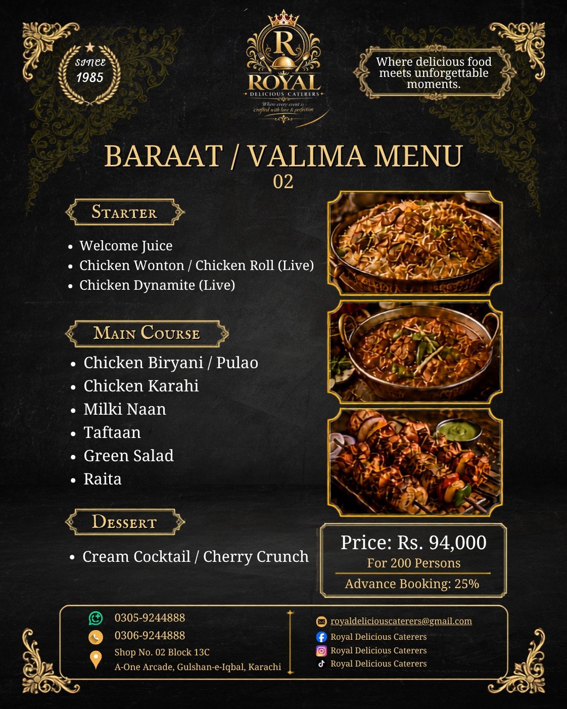 Feast Fabulous Catering Menu 3