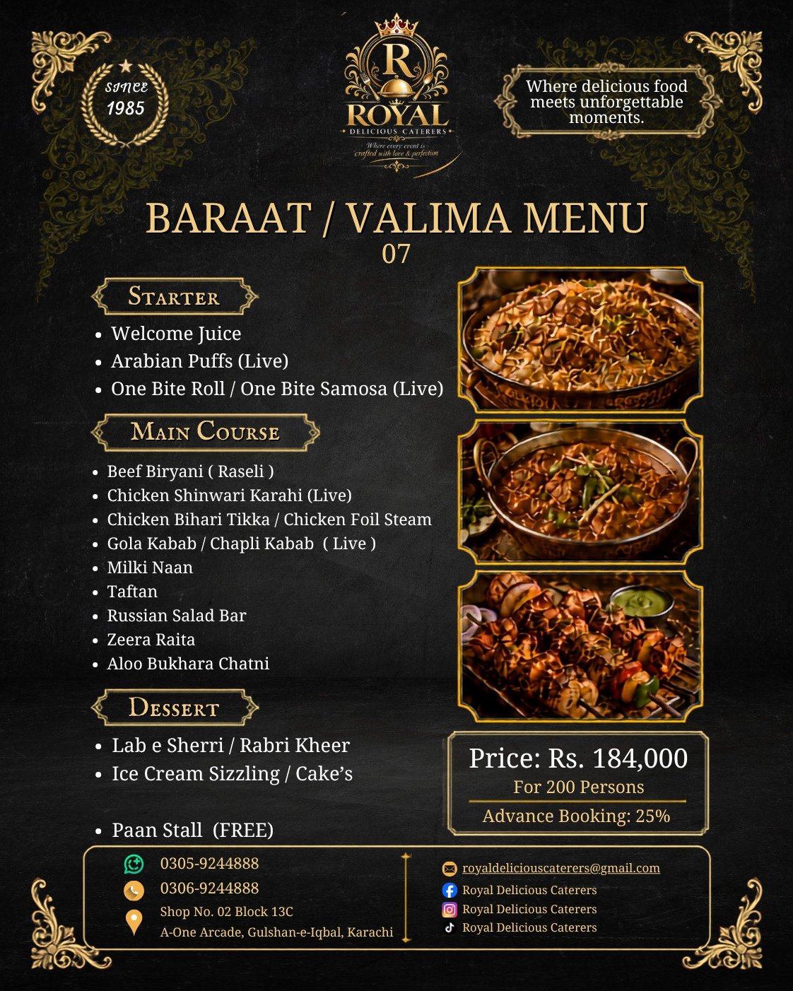 Feast Fabulous Catering Menu 8
