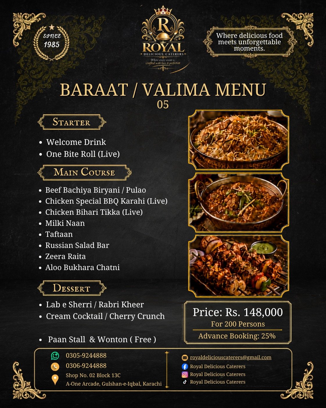 Feast Fabulous Catering Menu 6