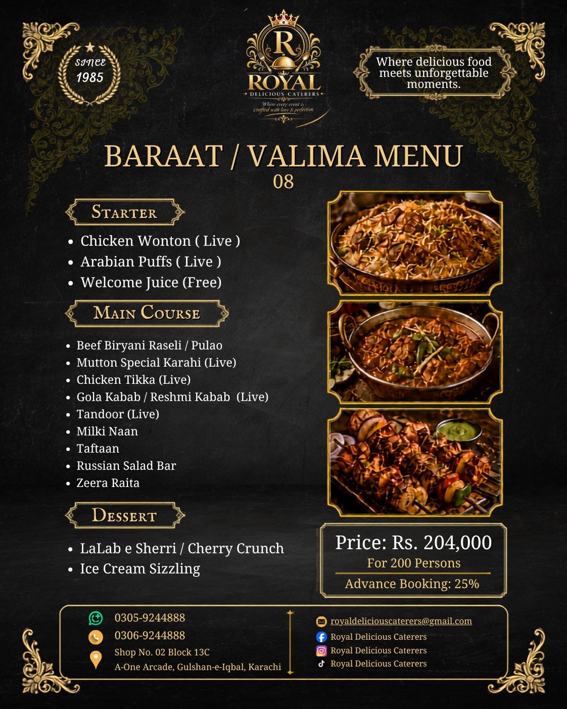 Feast Fabulous Catering Menu 9