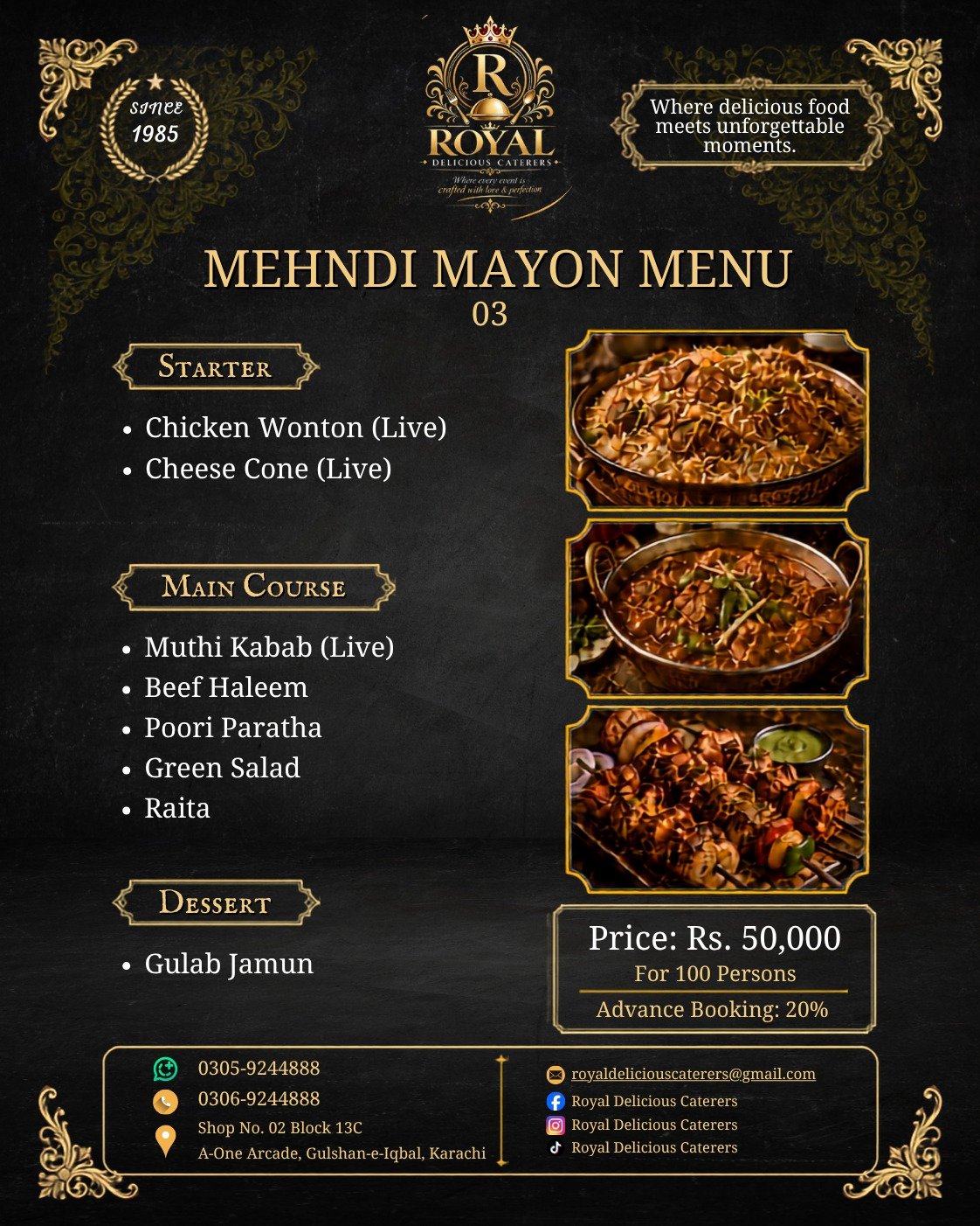 Feast Fabulous Catering Menu 11