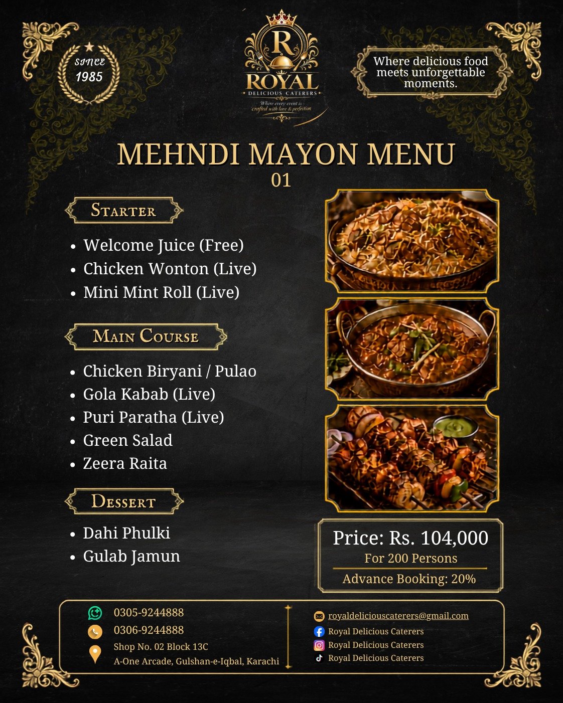 Feast Fabulous Catering Menu 13