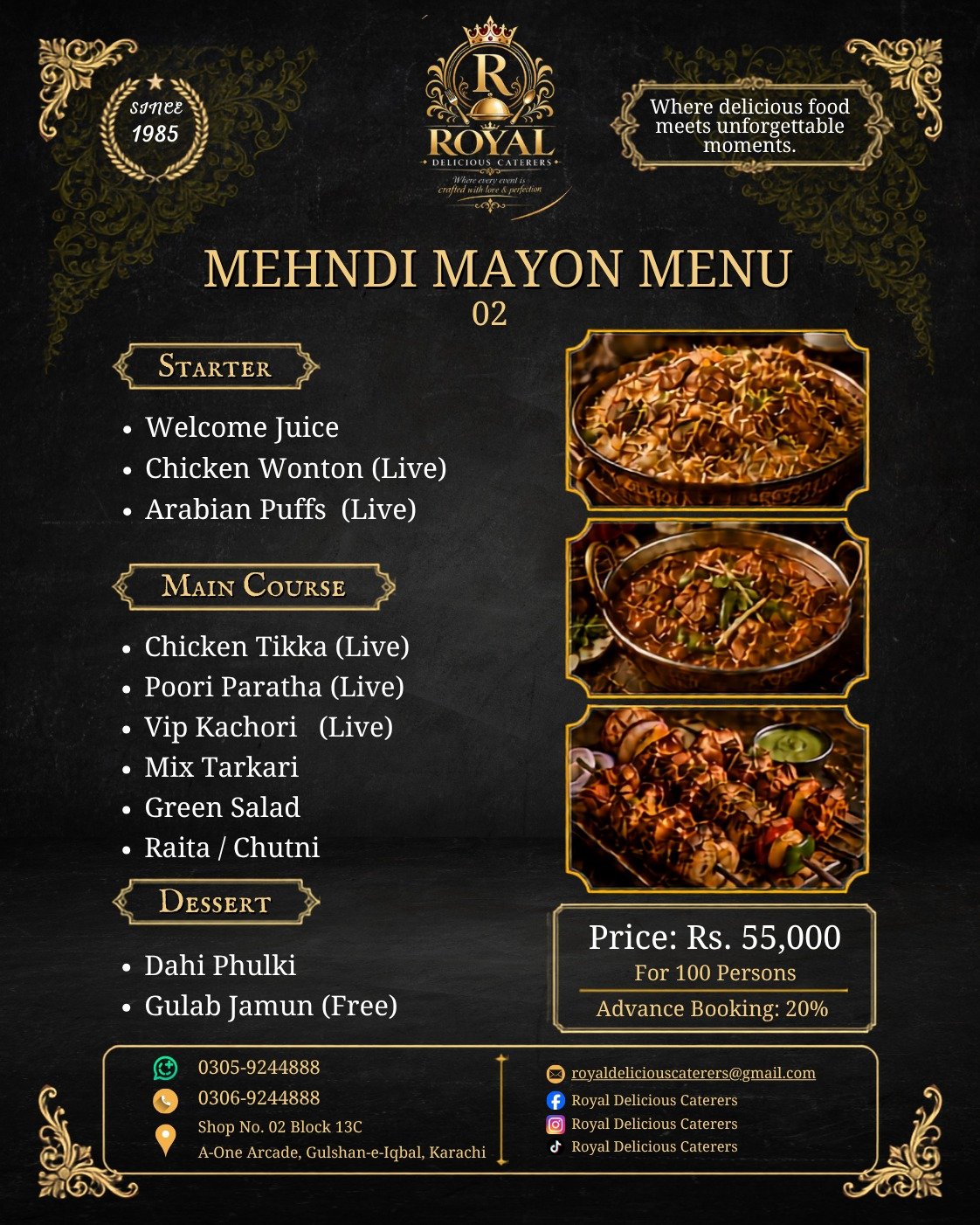 Feast Fabulous Catering Menu 12